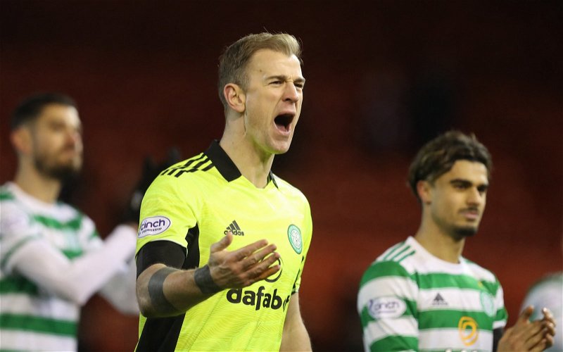 Image for 700 fans were unreal-  Joe Hart’s Ibrox salute to thin green line