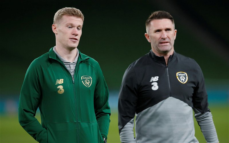 Image for Ireland star shows off his new Celtic kit