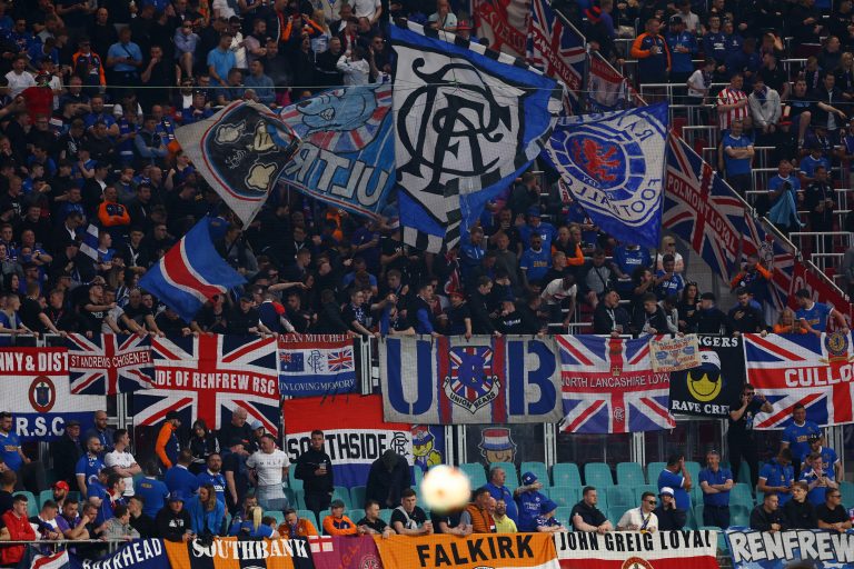Ibrox fans, leipzig