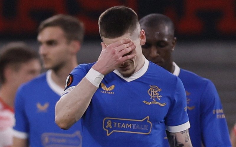 Image for Current team-mate sets up Ryan Kent’s Ibrox escape