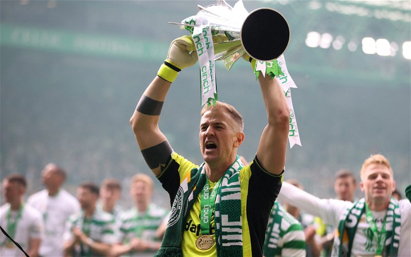 Image for Watch the incredible Joe Hart free kick save that kept Celtic level in Dingwall