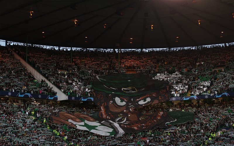 Image for Watch how the Green Brigade spectacularly marked the return of Champions League football