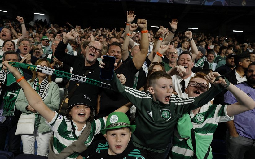 Image for Watch Real fans react to the incredible backing of the Celtic supporters