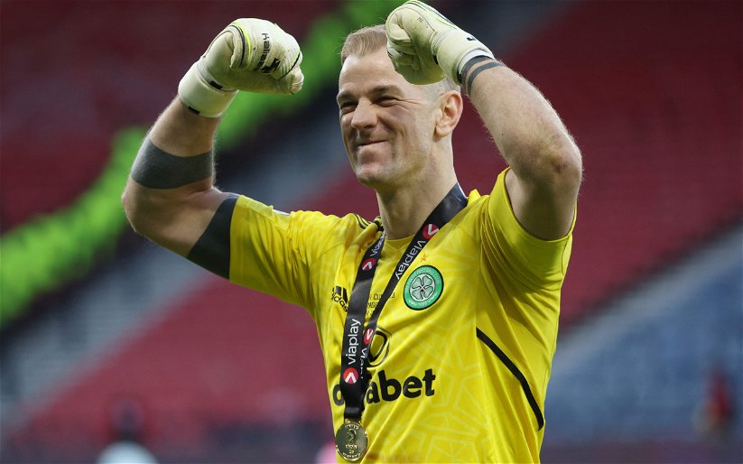 Image for Joe Hart reacts to the big contract question