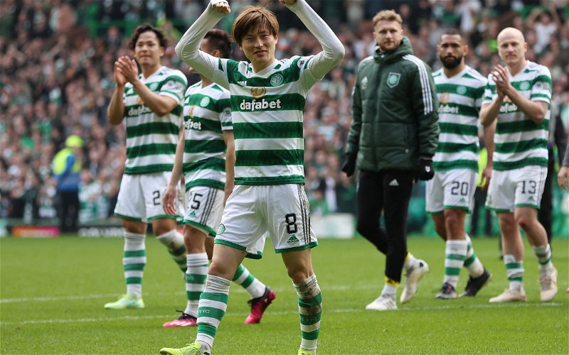 Image for Celtic TV Watch Kyogo lead the post match celebrations