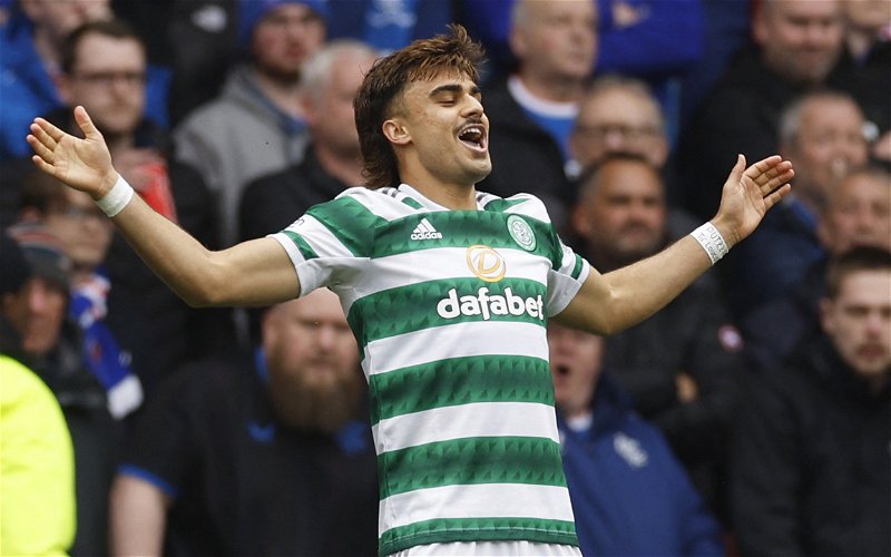 Image for Ibrox starlet in hot water after liking Jota’s golden Hampden goal
