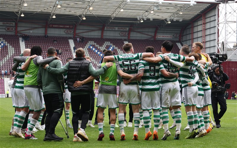 Image for Watch the Celtic squad singing You’ll Never Walk Alone on stage