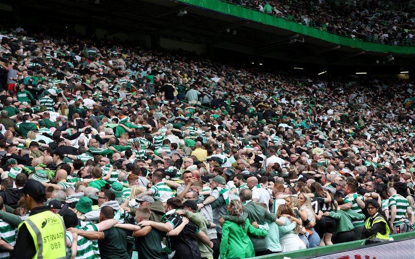 Image for Watch the Hampden Huddle as Celtic lift the Scottish Cup