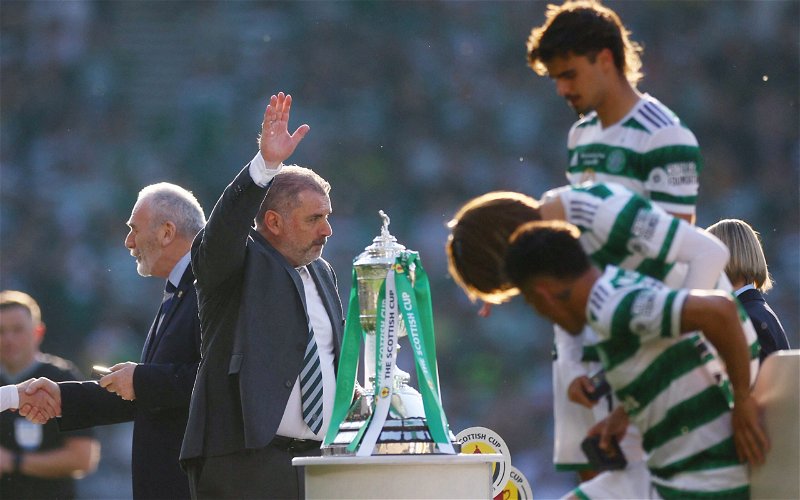 Image for Picture surfaces of Ange Postecoglou’s 1993 Celtic Park visit complete with European Cup