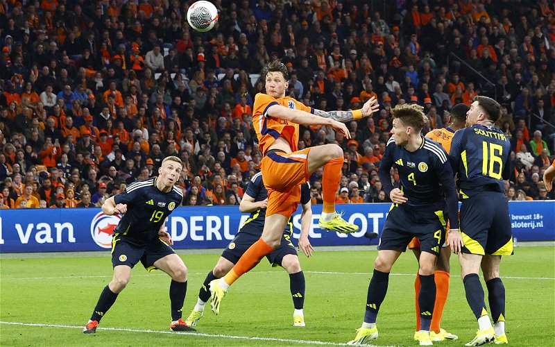 Image for ‘He makes Harry Maguire look like Beckenbauer’ ‘Absolutely rank rotten’ ‘Headless chicken’ Fans react to Soapy Souttar’s Dutch masterclass