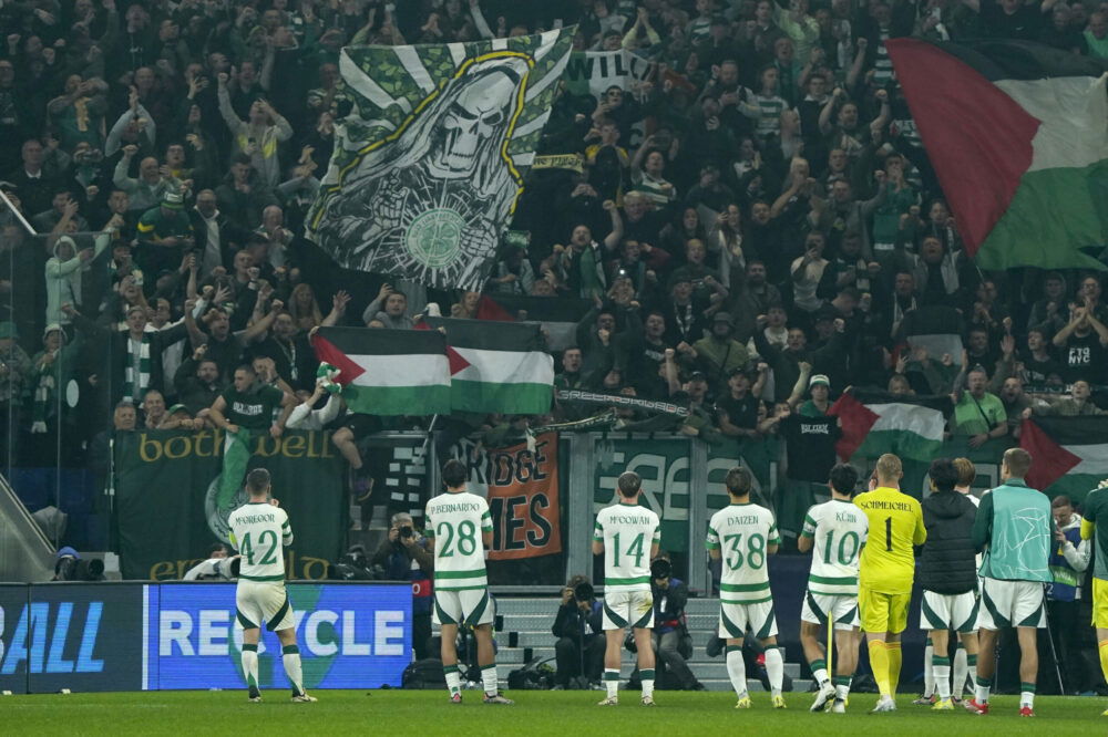 Celtic fans, Atalanta