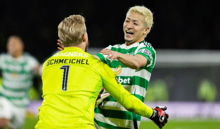 Kasper Schmeichel, Daizen Maeda