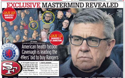 Image for Jackson overdoses on Takeover Bingo with Ibrox deal ‘nearing completion’