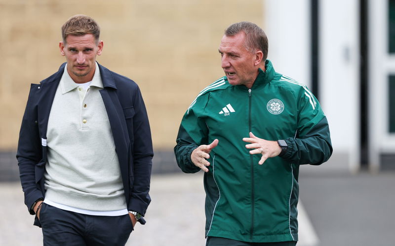 Image for Brendan Rodgers reacts to ‘Vardy for Celtic’ claims