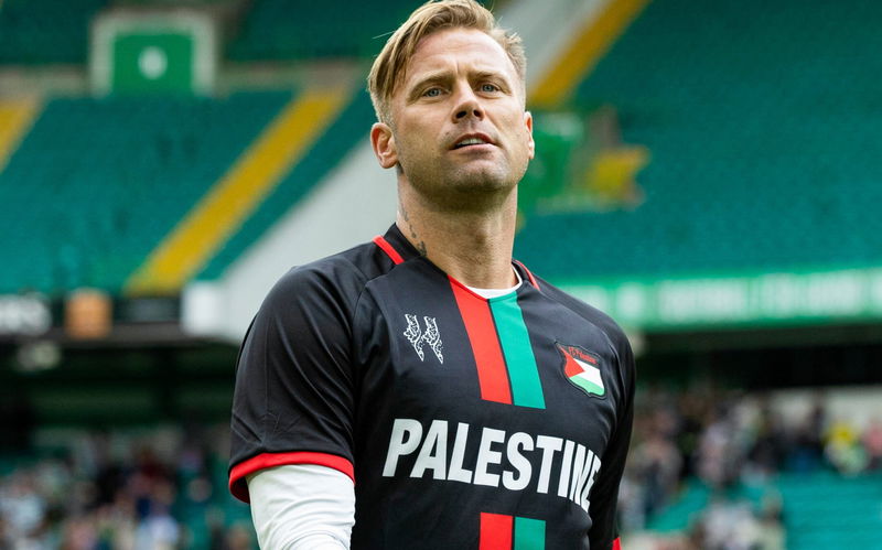 Image for Arthur Boruc wears Palestine football top in Celtic charity match