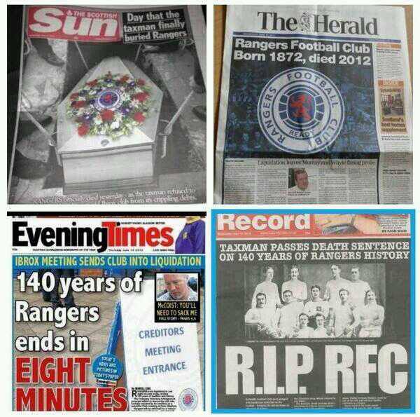 Rangers dead, BBC, Union Bears