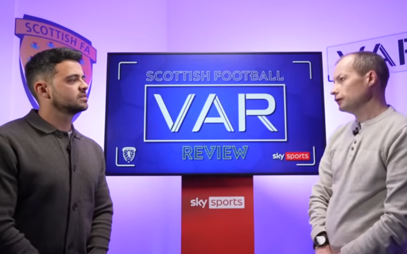 Image for Watch shameful Willie Collum deliver Hampden VAR Review as he panders to Ibrox agenda