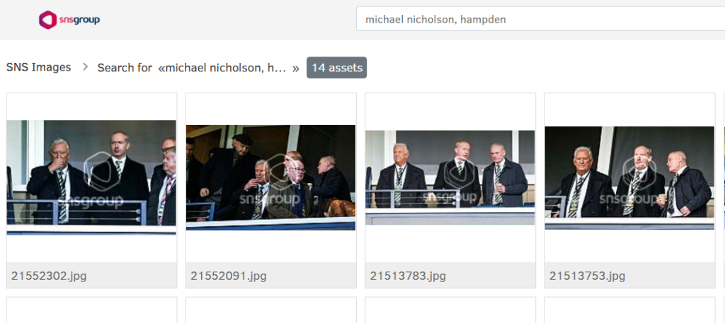 Michael Nicholson, Hampden, Celtic