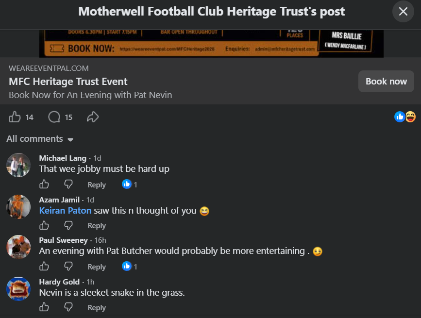 Nevin, Motherwell