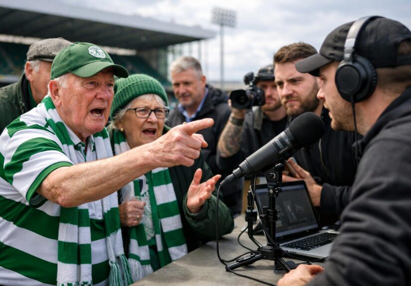 Celtic fans, podcasters