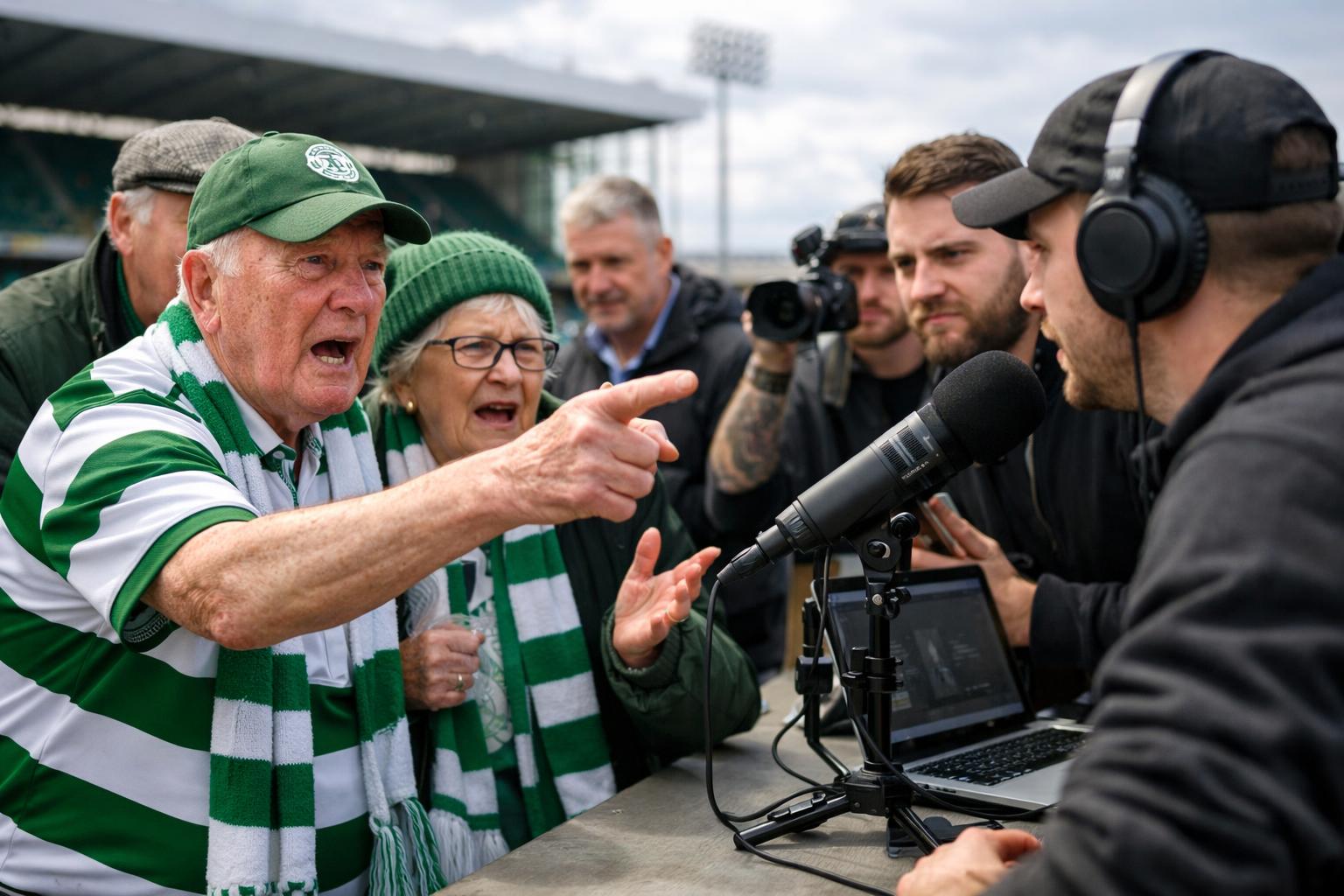 Celtic fans, podcasters