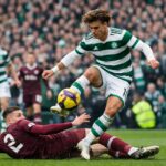 Magical skills from Jota humiliates Hearts as Celtic win 7-1