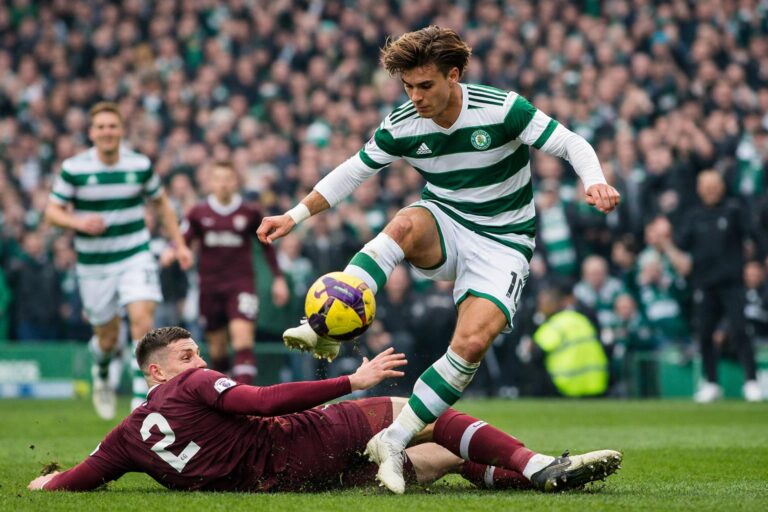 Magical skills from Jota humiliates Hearts as Celtic win 7-1
